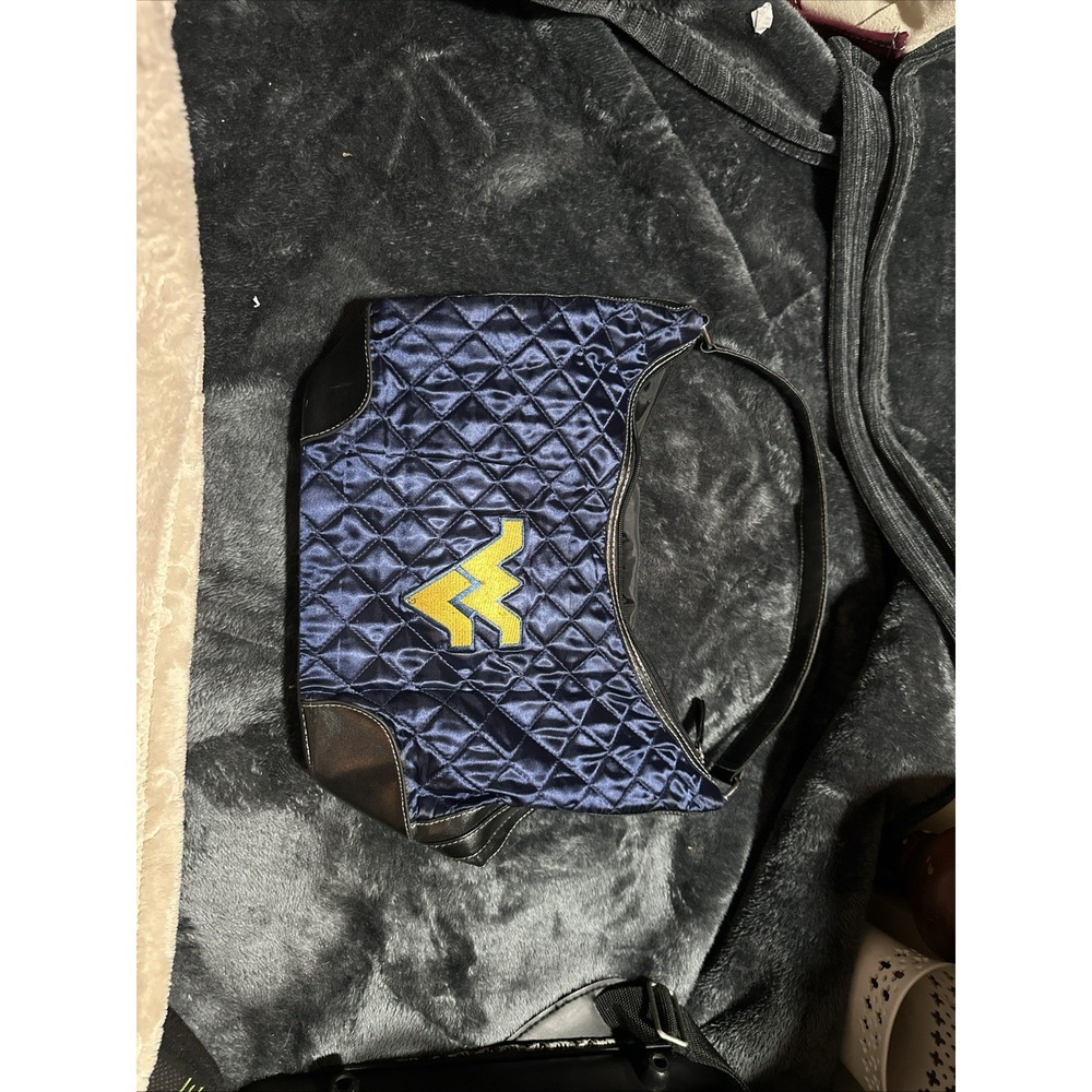 WVU Navy Satchel Purse